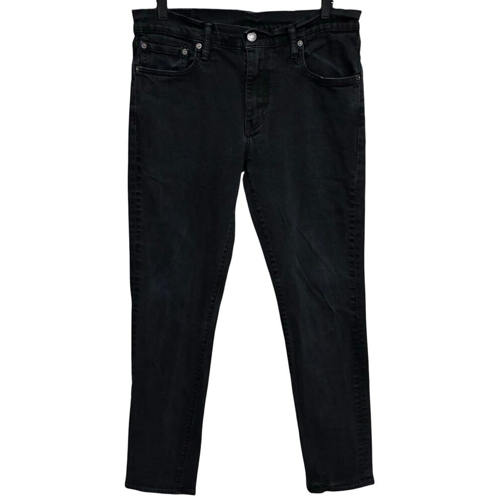 Levi's Men's Dark Black Slim Straight Jeans